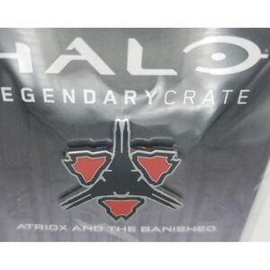 Halo Legendary Loot Crate #4 Atriox and the Banished Silver & Red Enamel Pin NIP